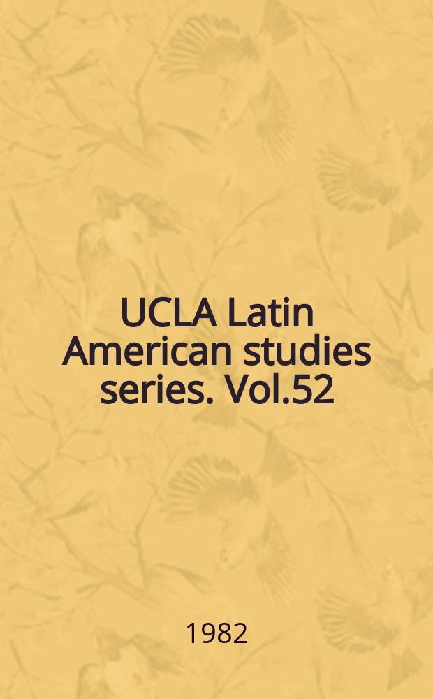 UCLA Latin American studies series. Vol.52 : Folk literature of the Mataco Indians