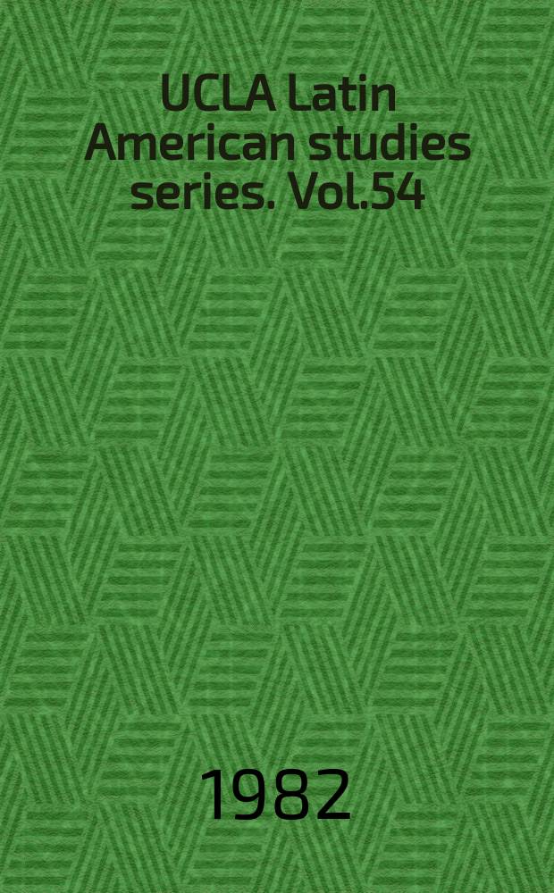 UCLA Latin American studies series. Vol.54 : Folk literature of the Toba Indians