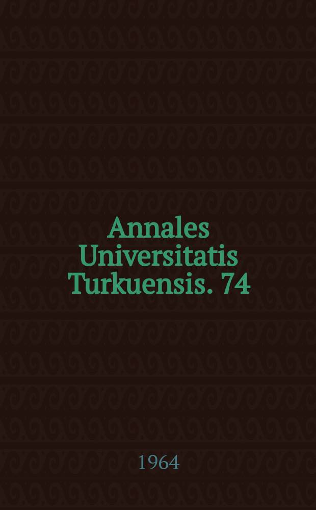 Annales Universitatis Turkuensis. 74 : On infinitely generated sets of operations in finite algebras