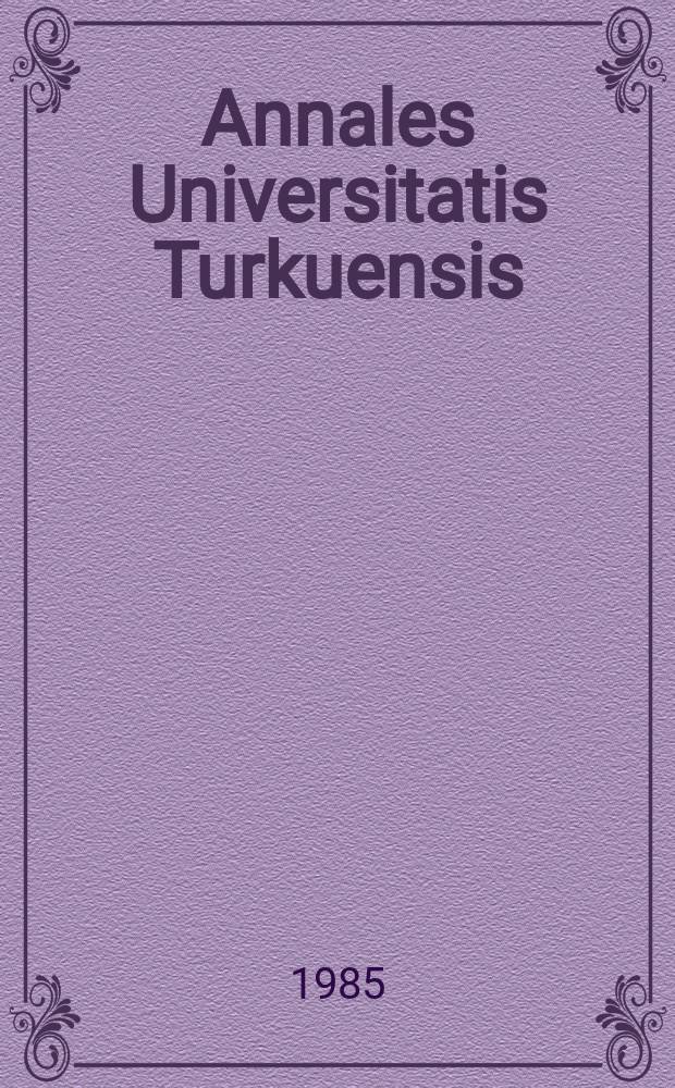 Annales Universitatis Turkuensis : Note on a paper by ...