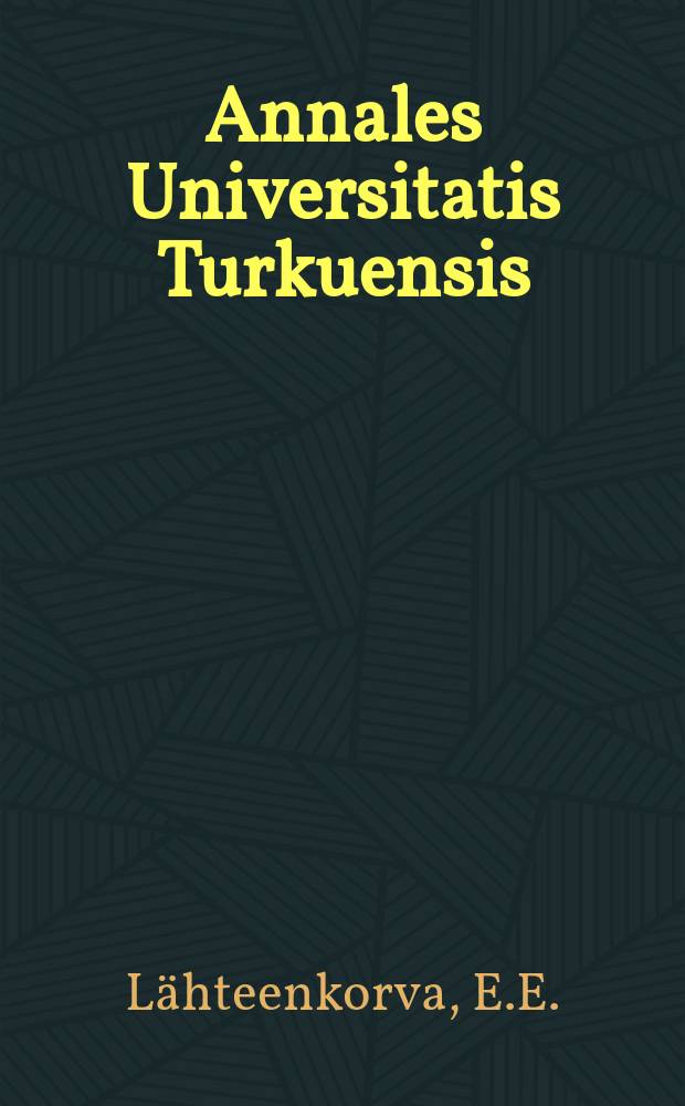 Annales Universitatis Turkuensis : Approximate dispersion relations for body-centred cubic metals