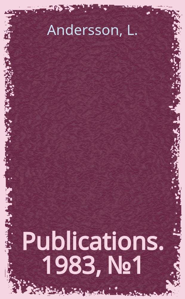 [Publications]. 1983, №1 : Best approximations from Hilbert