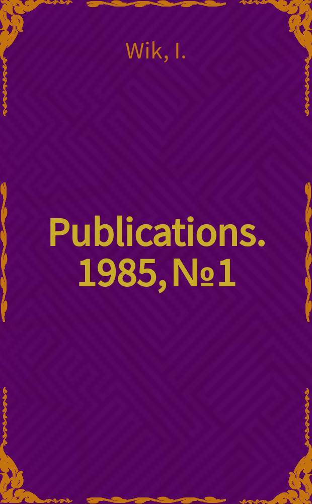 [Publications]. 1985, №1 : On John and Nirenberg's theorem