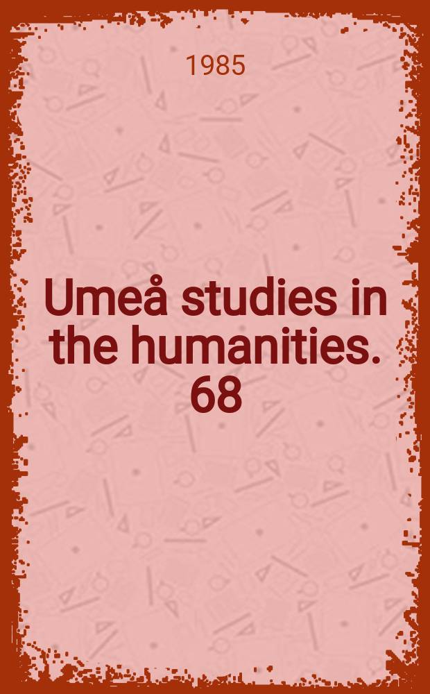 Umeå studies in the humanities. 68 : Om franska munkars nöjesliv på medeltiden