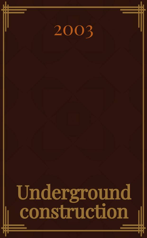 Underground construction : Water, sewer, gas & cable Serving the construction, rehabilitation and remediation professional Form. Pipeline & utilities construction. Vol.58, №4