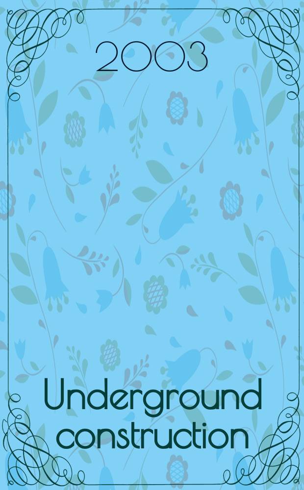 Underground construction : Water, sewer, gas & cable Serving the construction, rehabilitation and remediation professional Form. Pipeline & utilities construction. Vol.58, №5