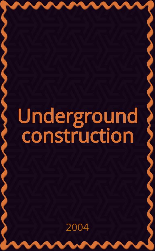 Underground construction : Water, sewer, gas & cable Serving the construction, rehabilitation and remediation professional Form. Pipeline & utilities construction. Vol.59, №5