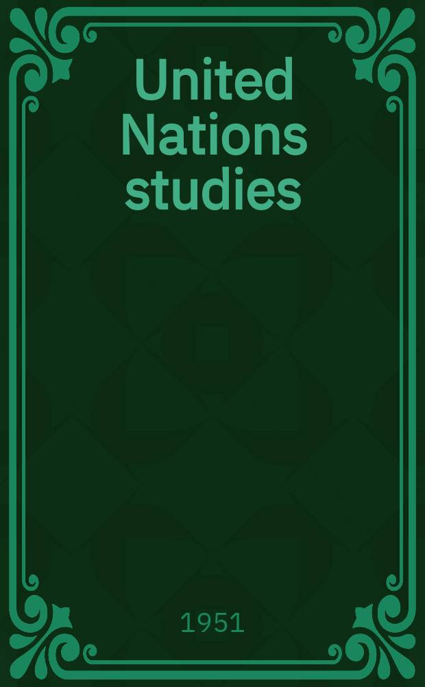 United Nations studies