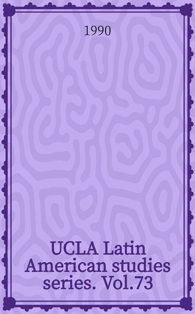 UCLA Latin American studies series. Vol.73 : Folk literature of the Yanomami Indians