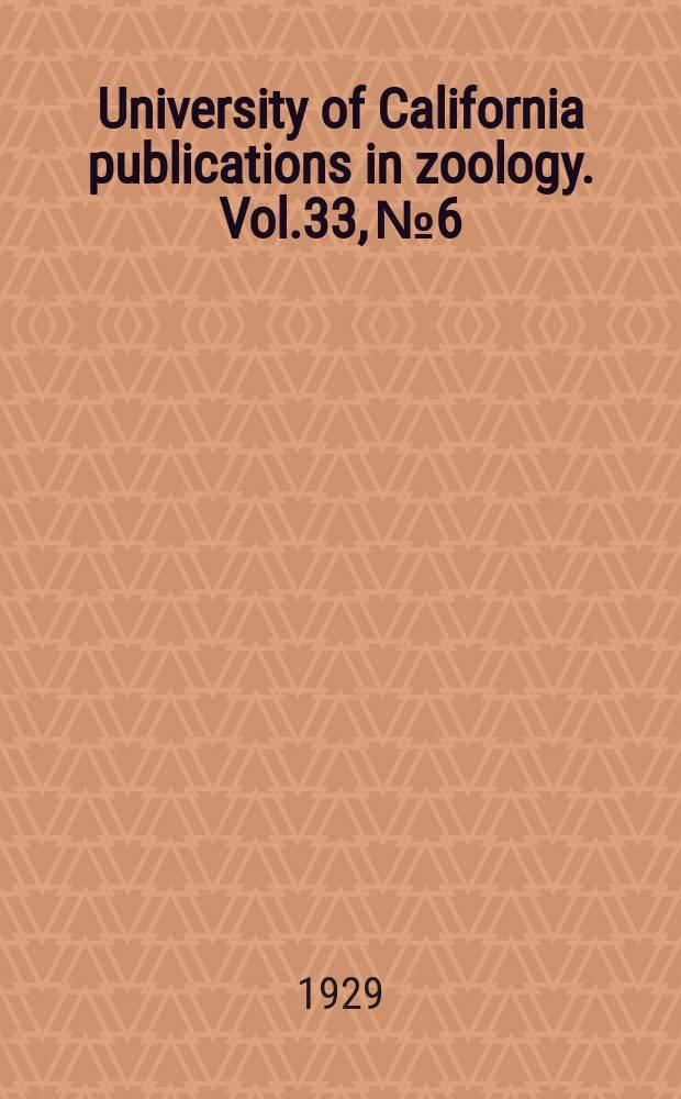 University of California publications in zoology. Vol.33, №6 : Streblomastix strix, morphology and mitosis