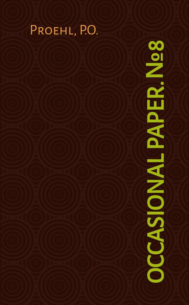 Occasional paper. №8 : Fundamental rights under the Nigerian ...
