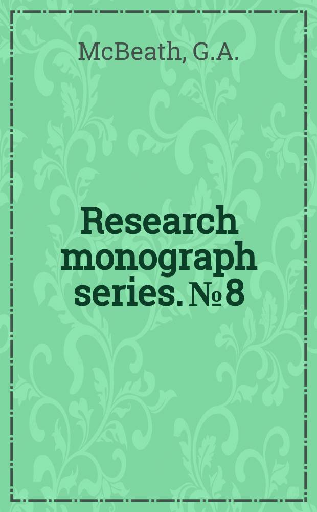 Research monograph series. №8 : Political integration of the Philippine ...