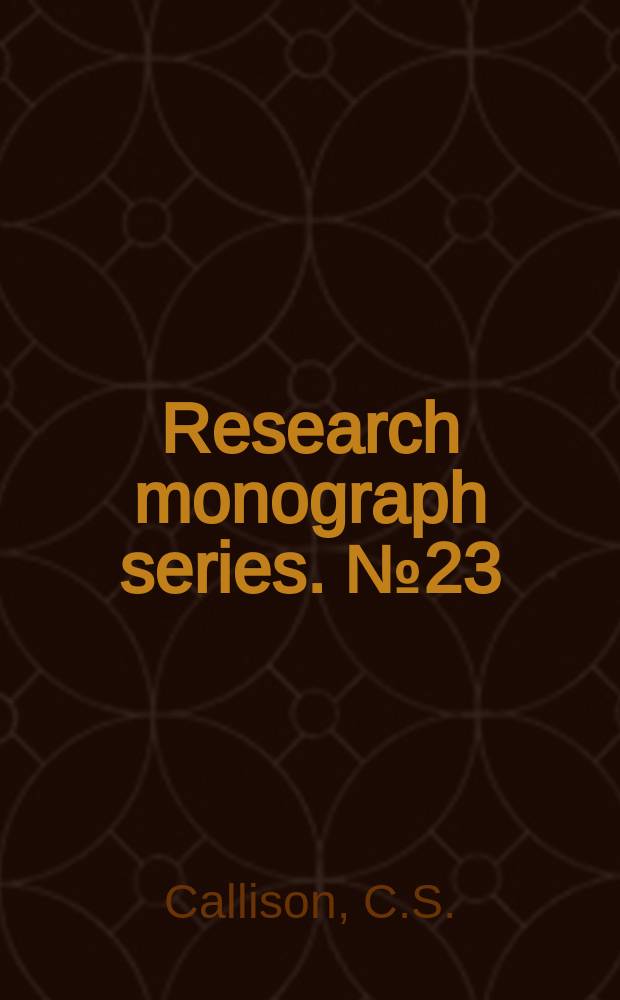 Research monograph series. №23 : Land-to-the-Tiller in the Mekong ...