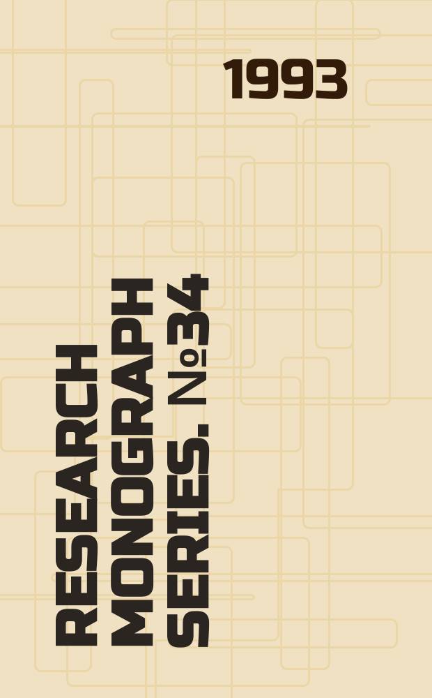 Research monograph series. №34 : Thai music and musicians ...