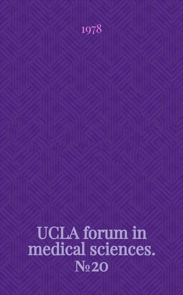UCLA forum in medical sciences. №20 : Prevention of neural tube defects