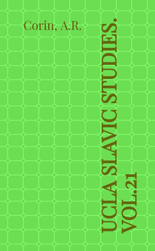 UCLA Slavic studies. Vol.21 : The New York Missal