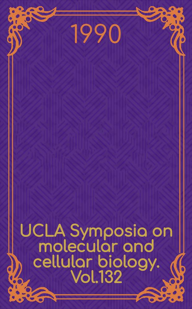 UCLA Symposia on molecular and cellular biology. Vol.132 : Obesity