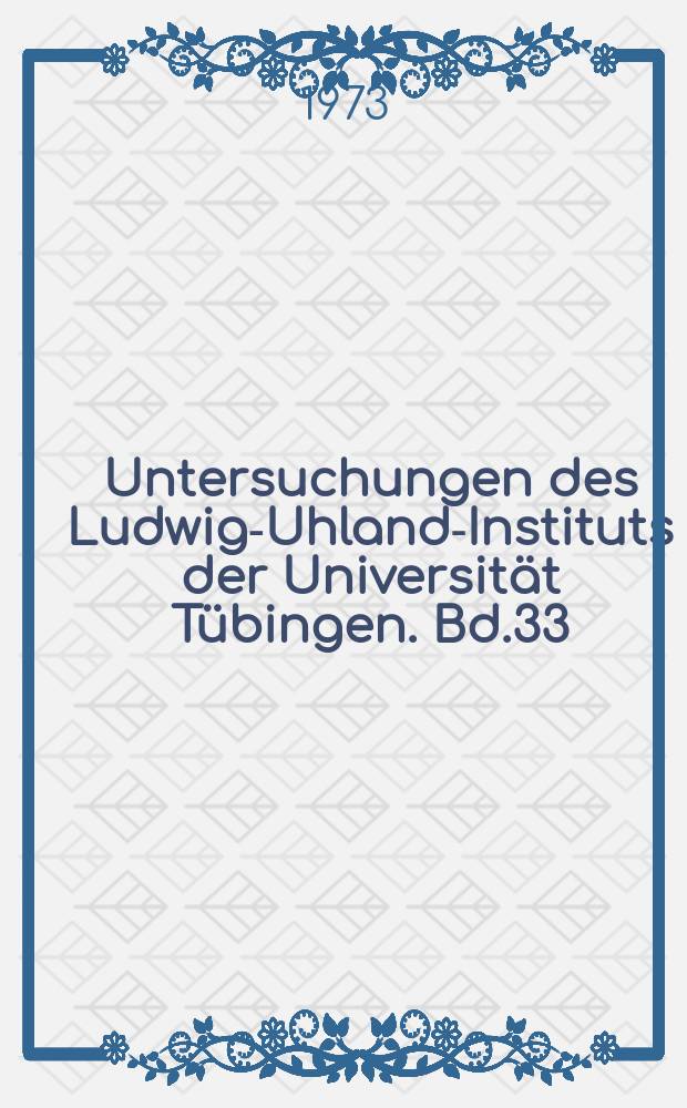 Untersuchungen des Ludwig-Uhland-Instituts der Universit&auml;t T&uuml;bingen. Bd.33 : Dialekt als Sprachbarriere?