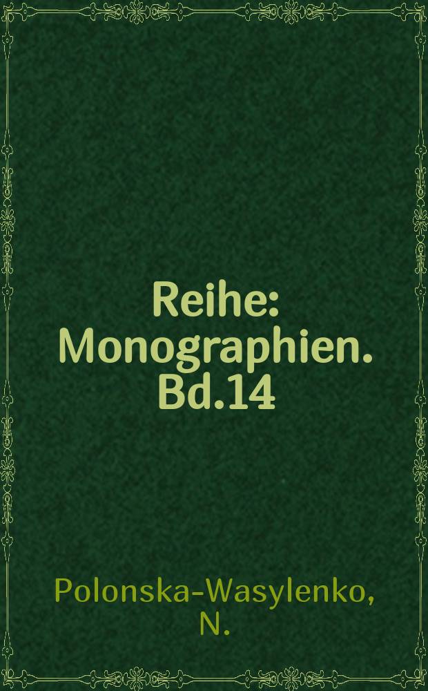 Reihe: Monographien. Bd.14 : Zwei Konzeptionen der Geschichte