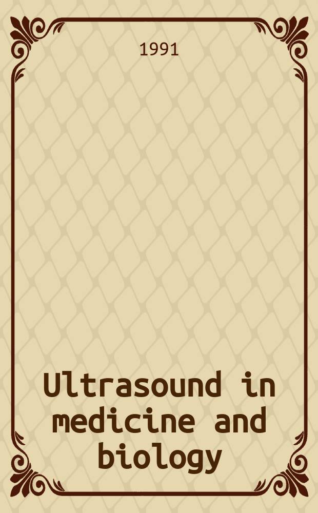 Ultrasound in medicine and biology : Offic. journal of the World federation for ultrasound in medicine and biology. Vol.17, №5 : In memoriam Carl Hellmuth. Hertz 1920-1990