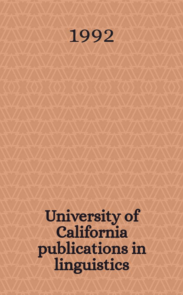 University of California publications in linguistics : The twins stories