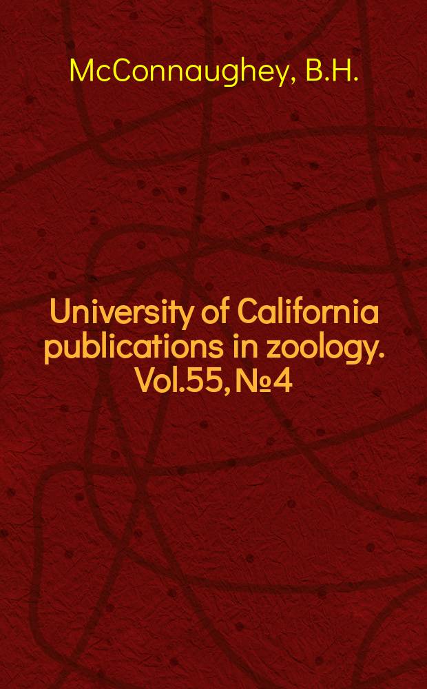 University of California publications in zoology. Vol.55, №4 : The life cycle of the Dicyemid mesozoa