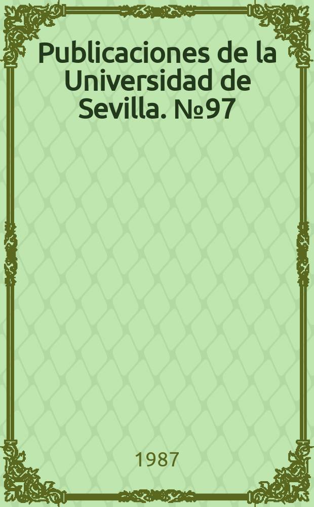 Publicaciones de la Universidad de Sevilla. №97 : La deficiencia mental como problema educativo
