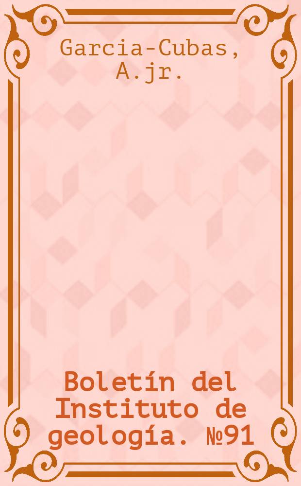 Boletín del Instituto de geología. №91 : Ecología y distribución de los micromoluscos ...