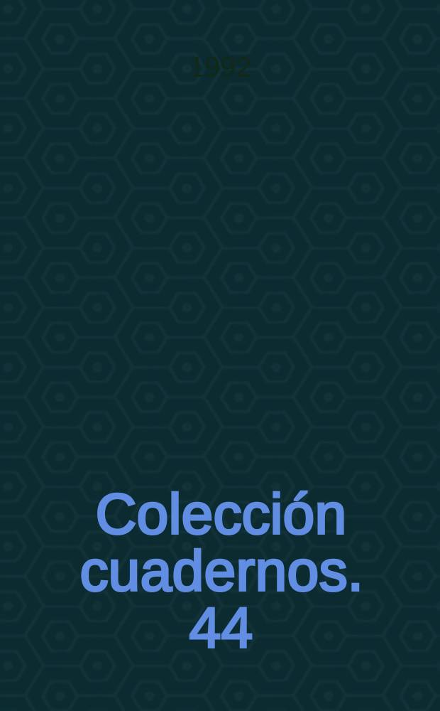 Colección cuadernos. 44 : Mimesis y siglo XX