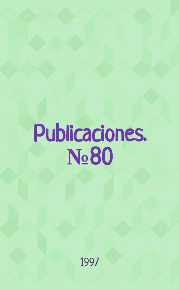 [Publicaciones]. №80 : El Derecho ambiental en Am&eacute;rica del Norte y el sector el&eacute;ctrico mexicano