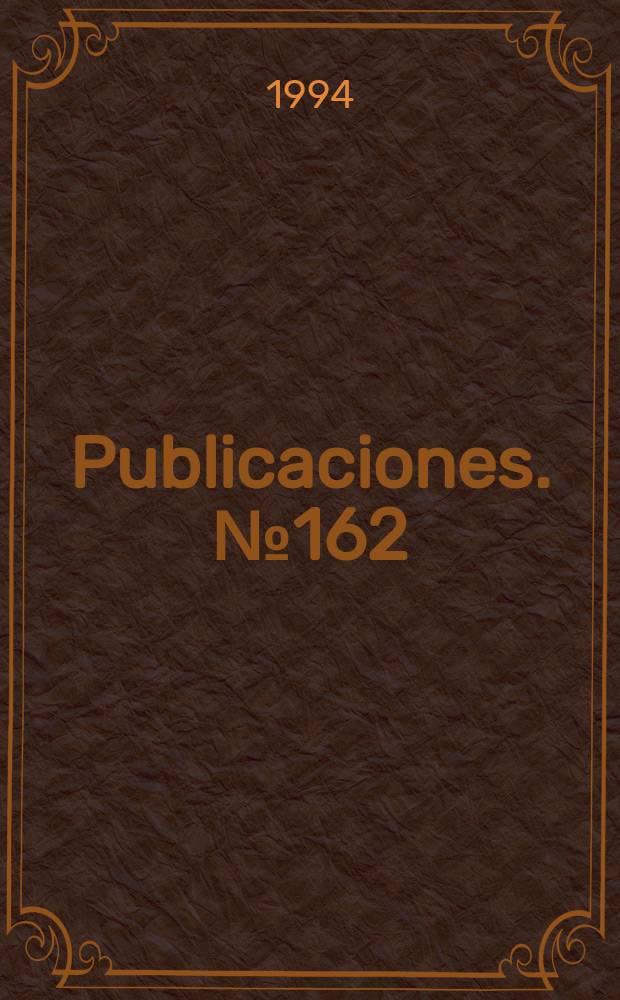 [Publicaciones]. №162 : El Poder legislativo en 1-a actualidad