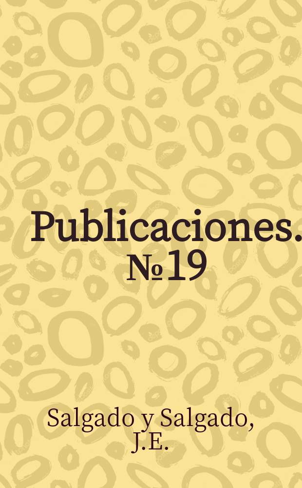[Publicaciones]. №19 : El conocimiento de embarque ...