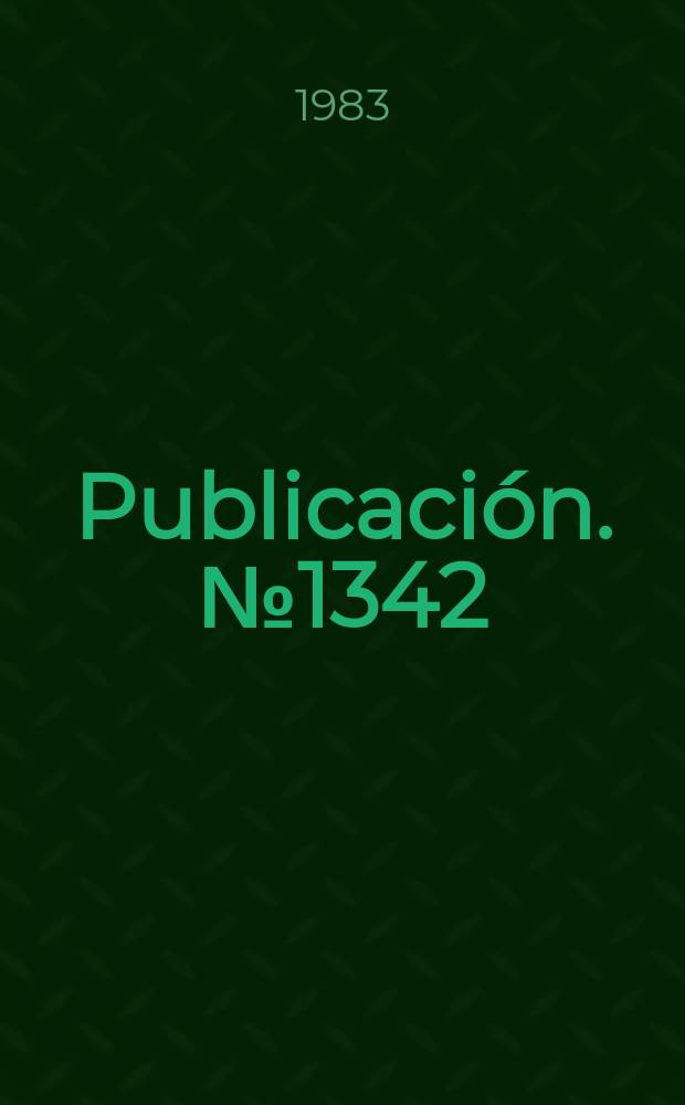 Publicación. №1342 : Las Relaciones diplomáticas argentino-chilenas desde 1904 hasta la actualidad