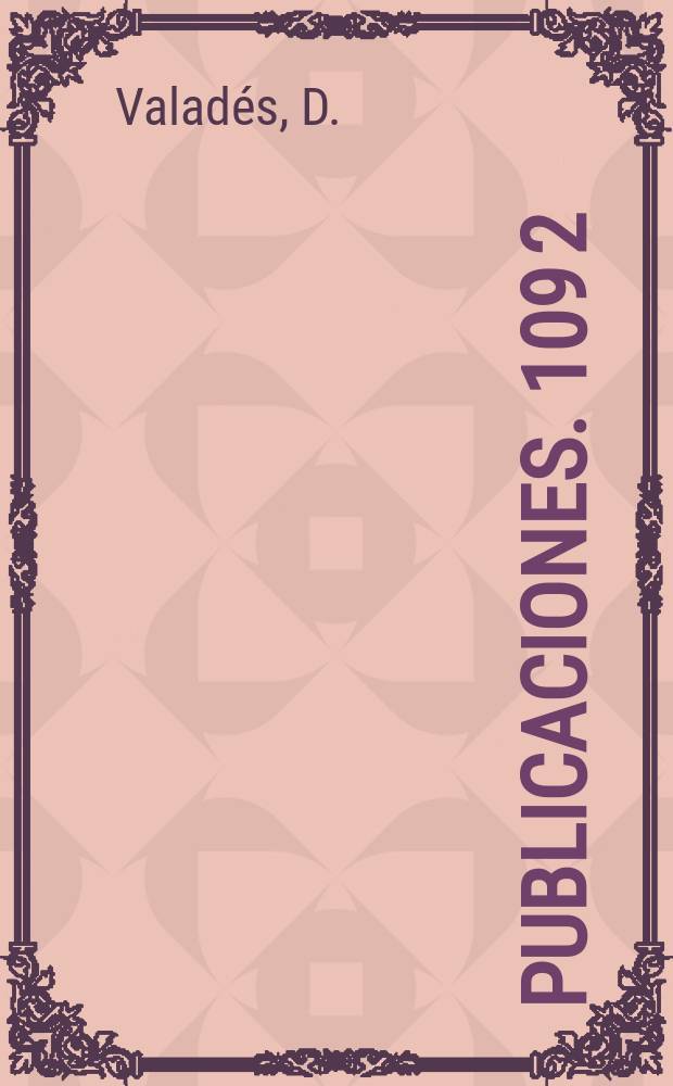 [Publicaciones]. 109[2] : Constitución y política