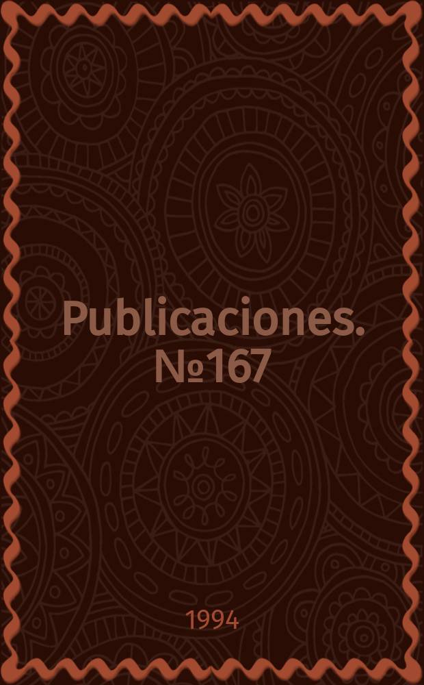 [Publicaciones]. №167 : Justicia y sociedad