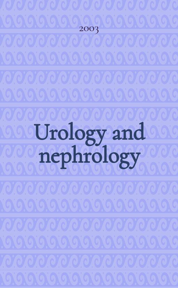 Urology and nephrology : Section 28 [of] Excerpta medica. Vol.61, №8