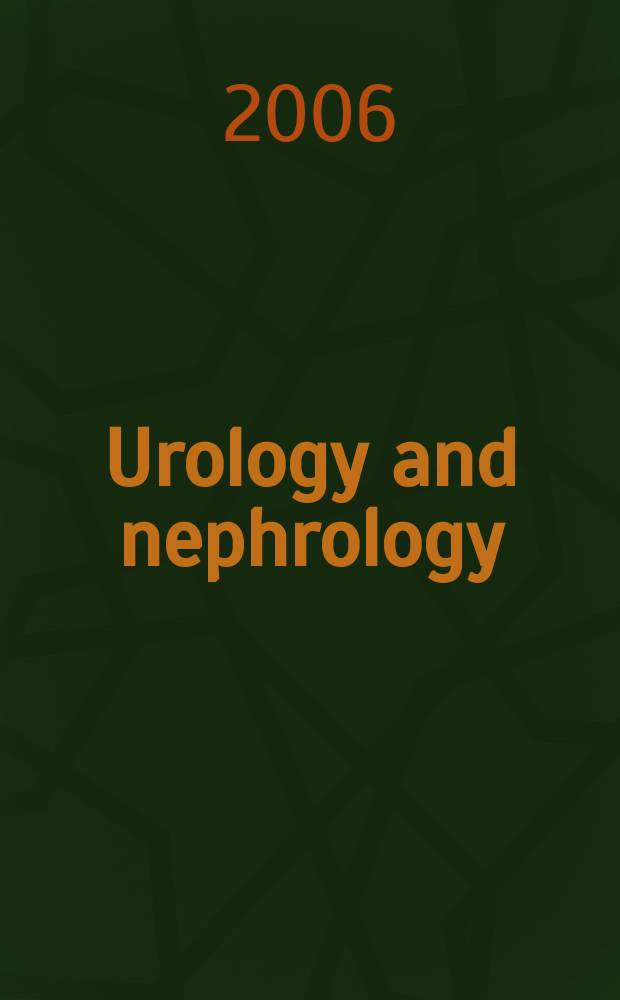 Urology and nephrology : Section 28 [of] Excerpta medica. Vol.66, №1