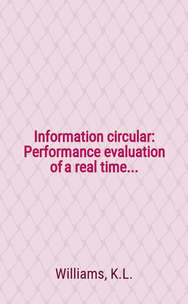 Information circular : Performance evaluation of a real time ...