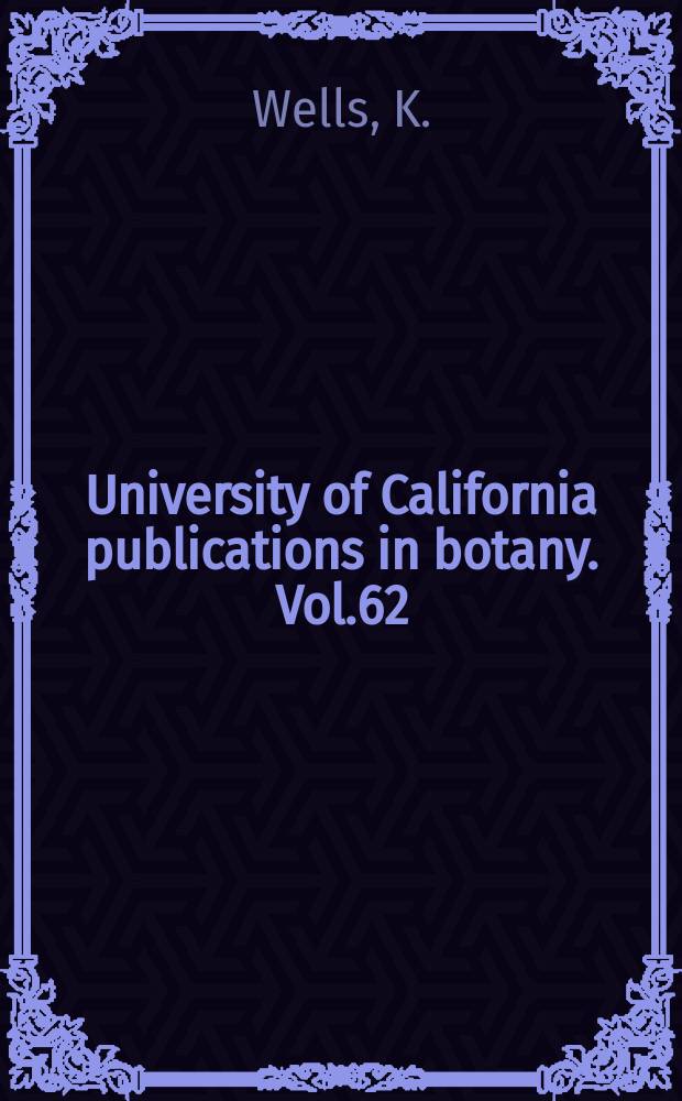 University of California publications in botany. Vol.62 : Light and electron microscopic studies of Ascobolus stercorarius