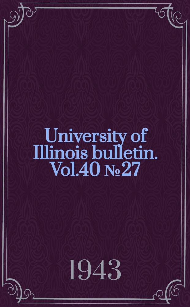 University of Illinois bulletin. Vol.40 №27 : Effect of cold drawing on mechanical properties of welded steel tubing