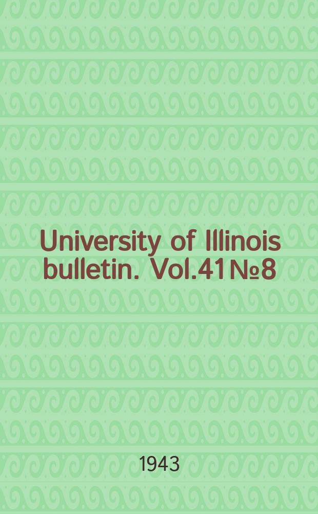 University of Illinois bulletin. Vol.41 №8 : Fatigue tests of commercial butt welds in structural steel plates
