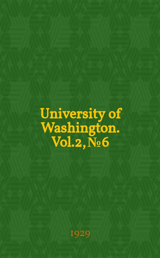 University of Washington. Vol.2, №6 : North west Sahaptin texts