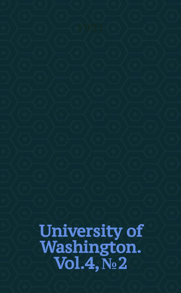 University of Washington. Vol.4, №2 : A sketch of northern Sahaptin grammar