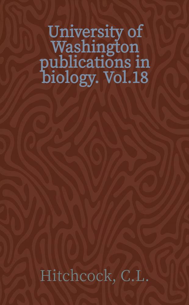 University of Washington publications in biology. Vol.18 : A study of the perennial species of Sidalcea