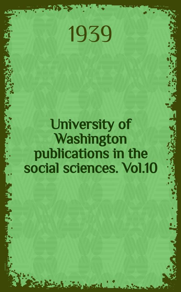 University of Washington publications in the social sciences. Vol.10 : Three Old French chronicles of the crusades