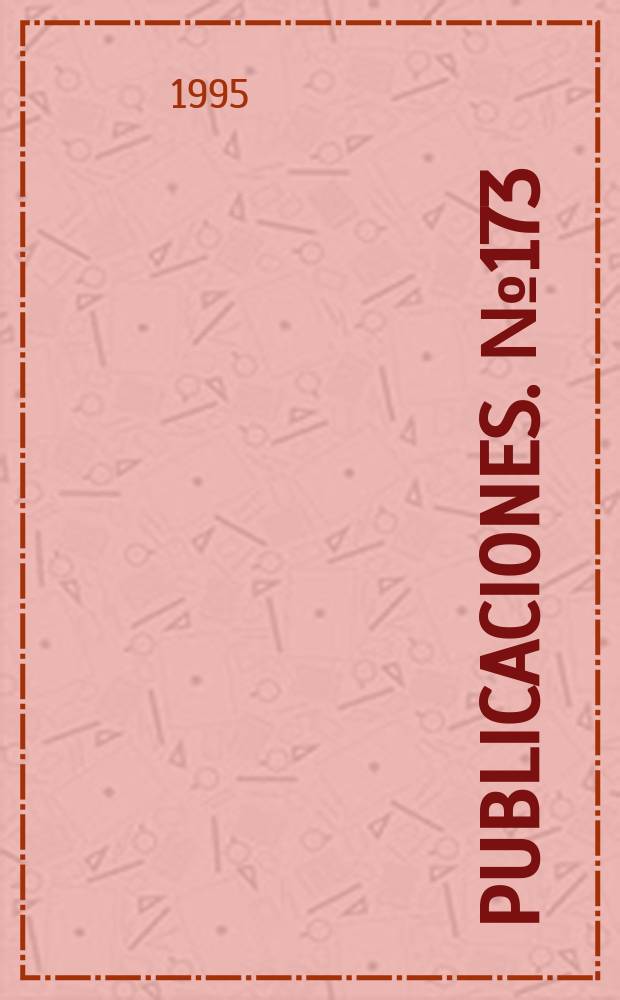 [Publicaciones]. №173 : Sepúlveda, Cesar