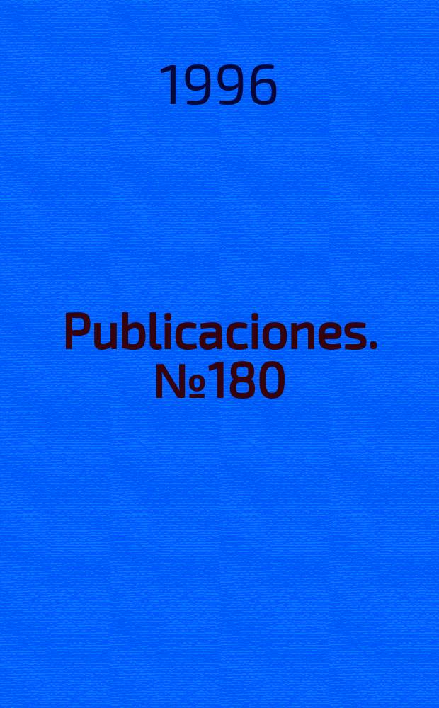 [Publicaciones]. №180 : Una constitución para la democracia