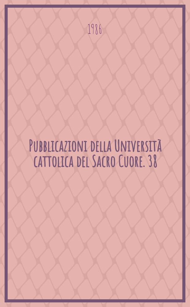 Pubblicazioni della Università cattolica del Sacro Cuore. 38 : L'Europa nel mondo antico