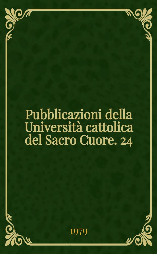 Pubblicazioni della Università cattolica del Sacro Cuore. 24 : Teatri d'arte fra le due guerre