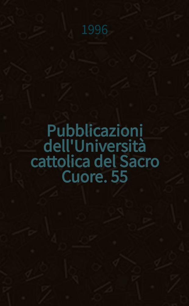 Pubblicazioni dell'Università cattolica del Sacro Cuore. 55 : Inattesa della vita